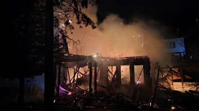 Bolu'da tarihi konak yandı