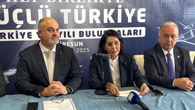 AK Parti Genel Başkan Yardımcısı Tuncer, Giresun'da konuştu: