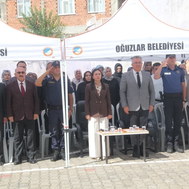 Oğuzlar ilçesinde İlköğretim Haftası kutlandı