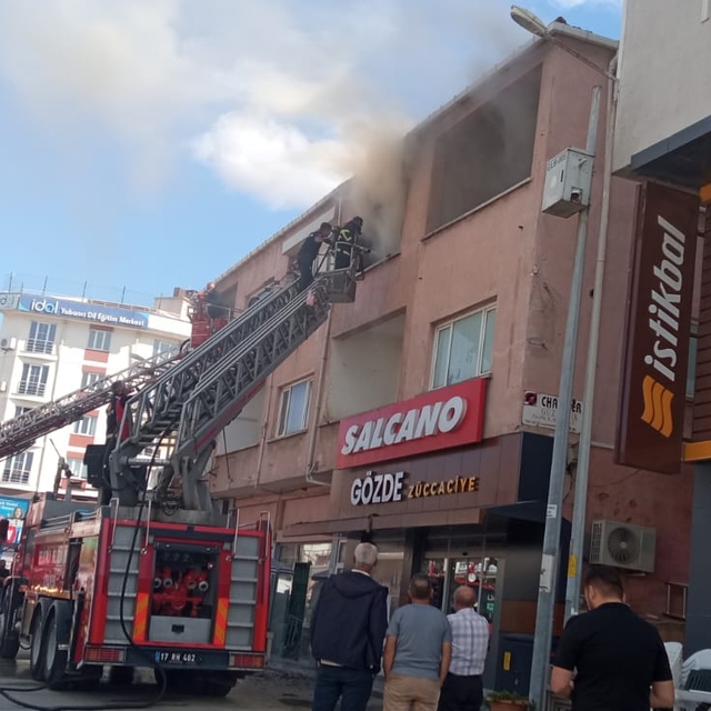 Gelibolu'da meydana gelen ev yangını kısa sürede söndürüldü
