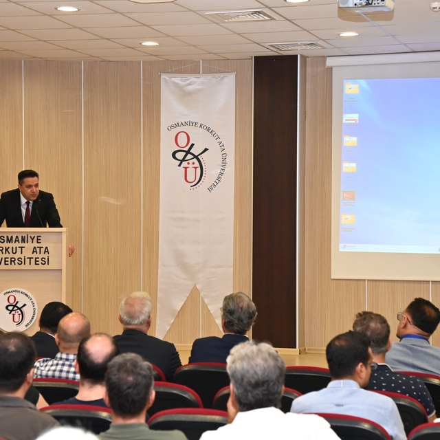 OKÜ'de akreditasyon bilgilendirme toplantısı düzenlendi