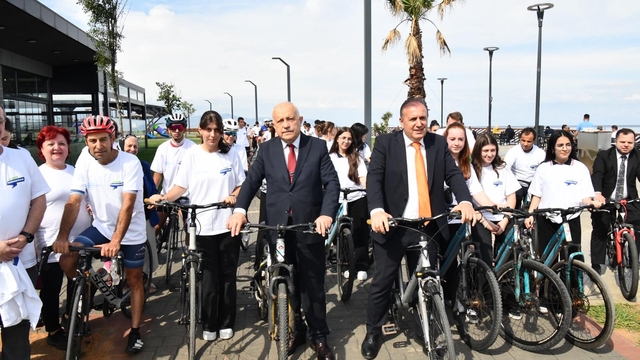 Trabzon'da Avrupa Hareketlilik Haftası'nda 'bisiklet ve yürüyüş' etkinliği