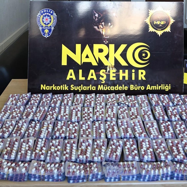 Manisa'da 4 bin 191 sentetik ecza hapıyla yakalanan şüpheli tutuklandı