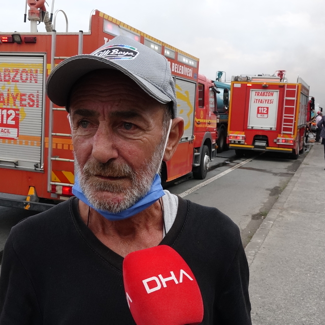 Trabzon'da alışveriş merkezindeki yangında alevler yeniden yükseldi (5)