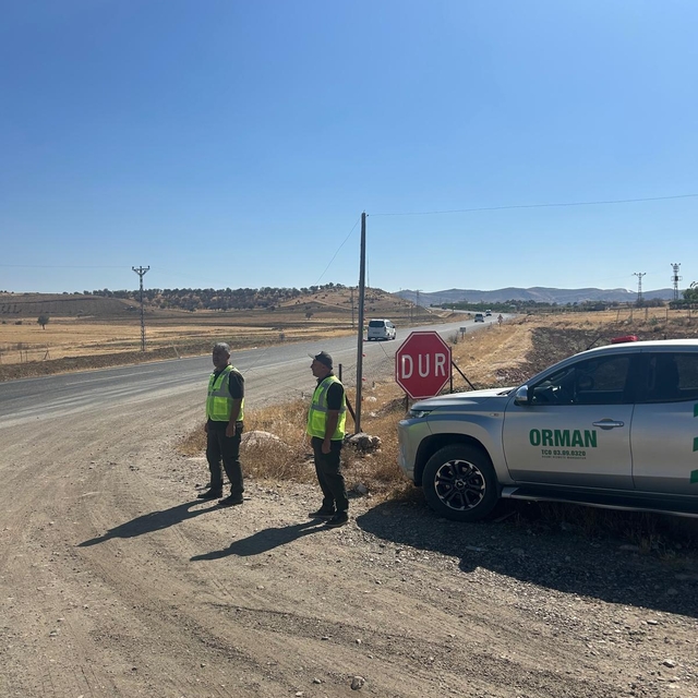 Batman'da orman ürünleri kaçakçılığına karşı denetim yapıldı