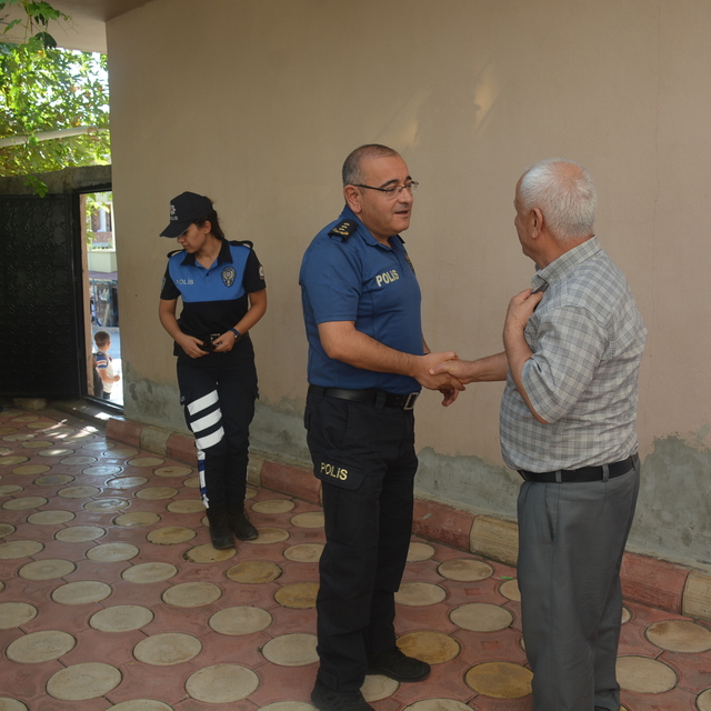 Silopi İlçe Emniyet Müdürü Aydın'dan gazilere ziyaret