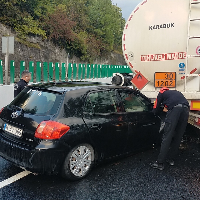 Bolu Dağı'nda zincirleme kazada 1 kişi ağır yaralandı