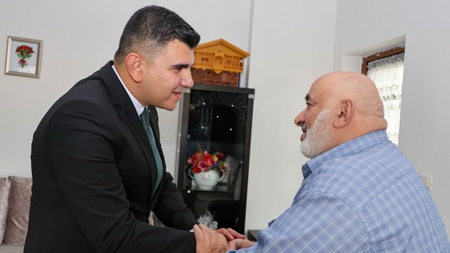 Artvin Vali Vekili Erdoğan, Kıbrıs gazisini ziyaret etti