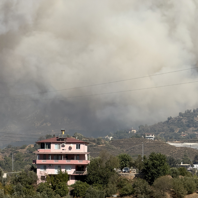 Alanya'daki orman yangınında 2'nci gün (2)