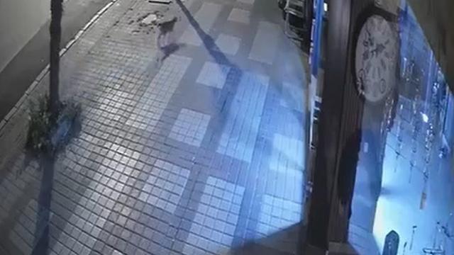 Manavda 2 saat arayla hırsızlık; para bulamayınca meyve çaldılar