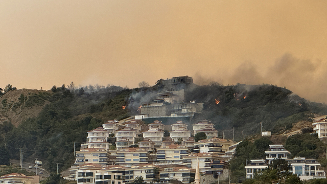 Alanya'daki orman yangınında 2'nci gün (3)