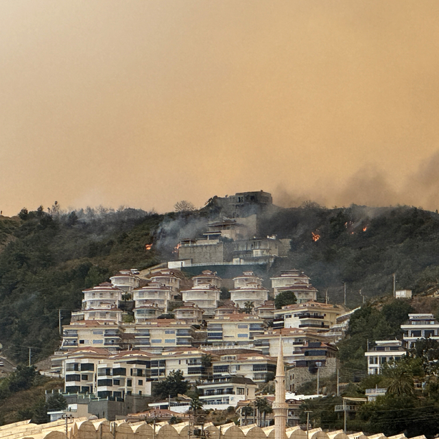 Alanya'daki orman yangınında 2'nci gün (3)