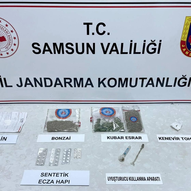 Çarşamba'da uyuşturucu operasyonunda 1 kişi yakalandı