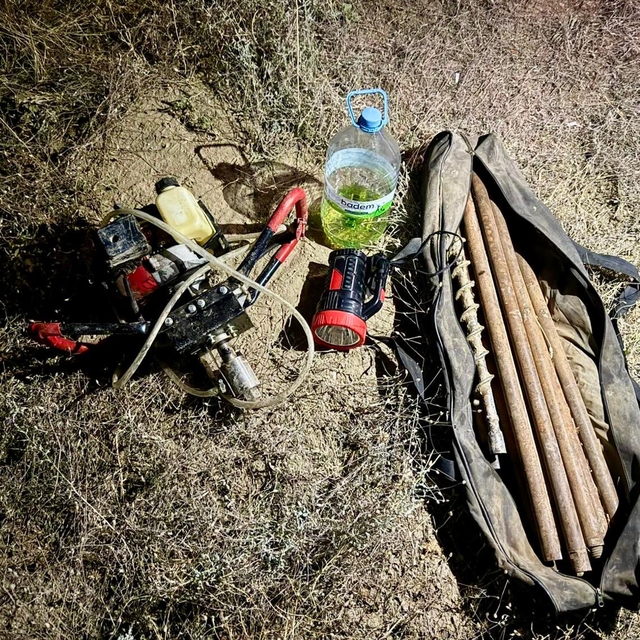 Kırşehir'de kaçak kazı yapan 2 şüpheli fotokapana yakalandı