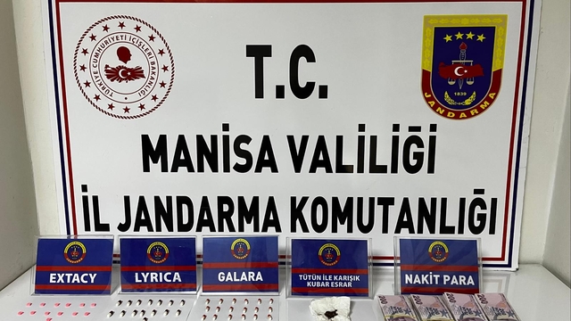 Salihli'de uyuşturucuyla yakalanan şüpheli gözaltına alındı