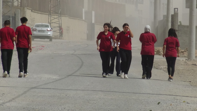 Şırnak'ta fırtına etkili oldu