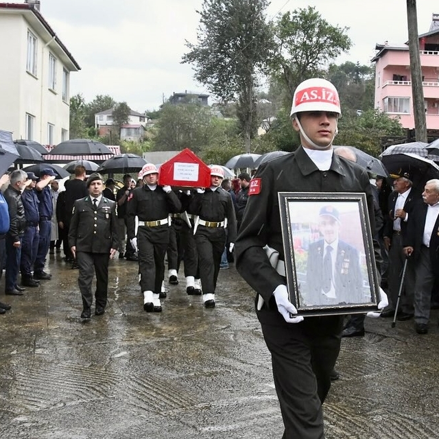 Ordu'da Kıbrıs gazisi Ünal Aktürk son yolculuğuna uğurlandı