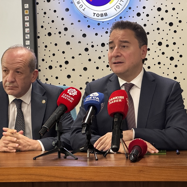 DEVA Partisi Genel Başkanı Babacan, Çankırı'da konuştu: