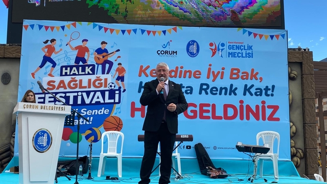 Çorum'da Halk Sağlığı Festivali düzenlendi