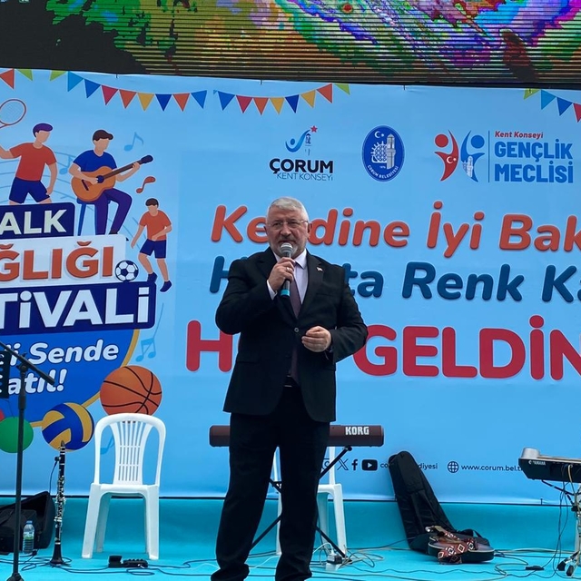 Çorum'da Halk Sağlığı Festivali düzenlendi