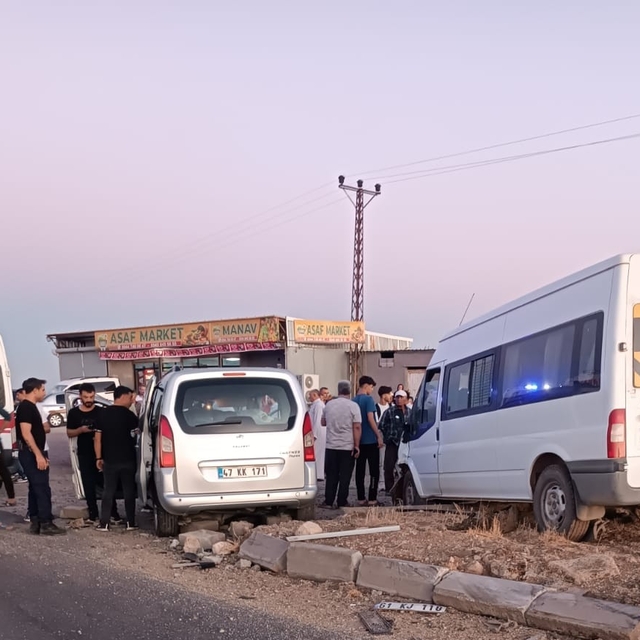 Mardin'de zincirleme kaza; 9 yaralı
