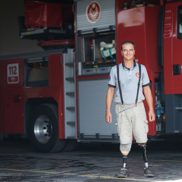 Bacaklarını kaybetti ama umudu hayata bağladı