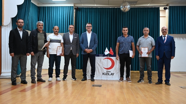 Seydişehir'de kan bağışçılarına madalya verildi