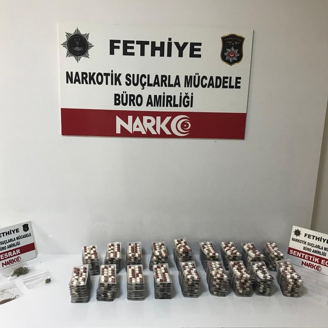 Fethiye'de uyuşturucu operasyonunda yakalanan şüpheli tutuklandı
