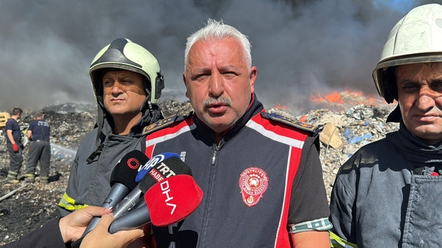 Adana'da geri dönüşüm fabrikasında yangın (2)