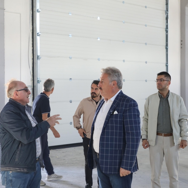 Melikgazi Belediye Başkanı Palancıoğlu, selektör binasını inceledi