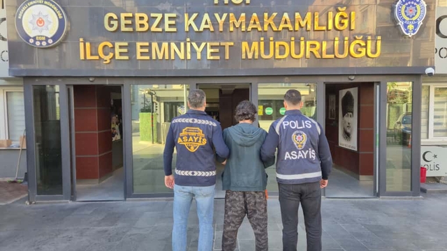 Kocaeli'de 13 yıl 7 ay kesinleşmiş hapis cezası bulunan hükümlü yakalandı