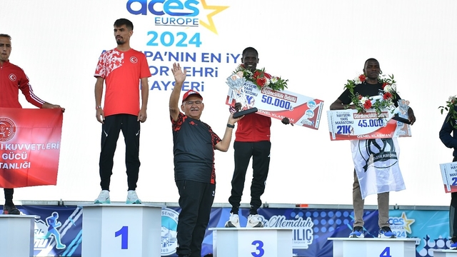 Uluslararası Kayseri 5'inci Yarı maratonu sona erdi