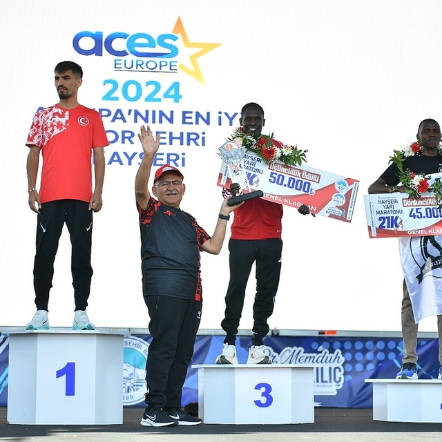 Uluslararası Kayseri 5'inci Yarı maratonu sona erdi