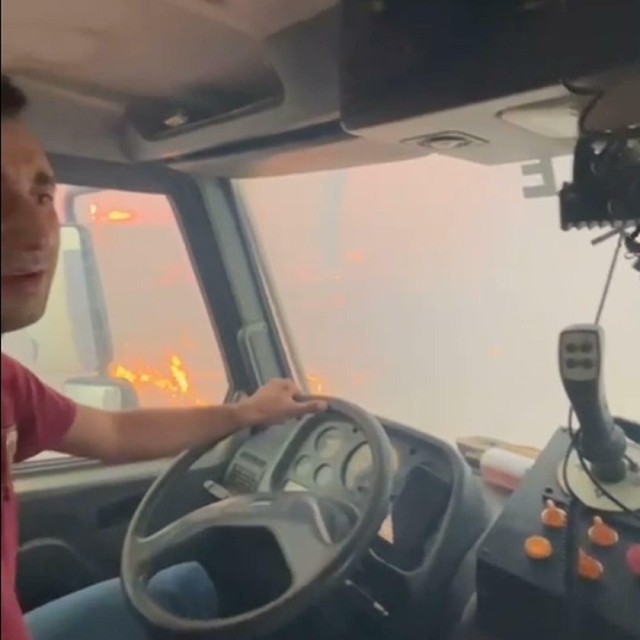 Çanakkale'de orman yangını (2)