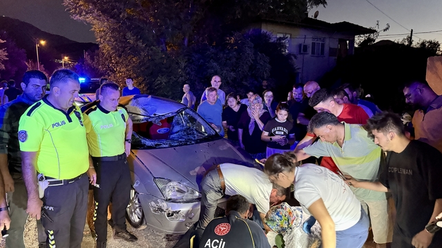 Fethiye'de otomobilin çarptığı bisikletin sürücüsü ağır yaralandı