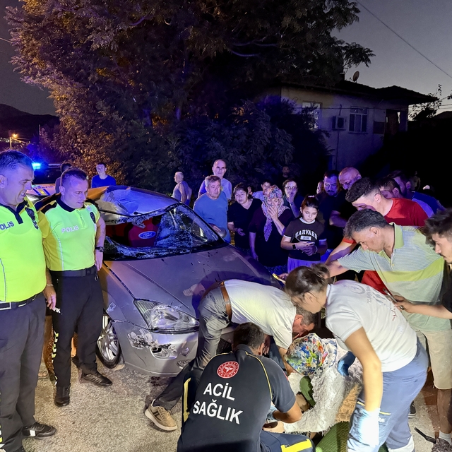 Fethiye'de otomobilin çarptığı bisikletin sürücüsü ağır yaralandı