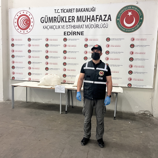 Kapıkule Sınır Kapısı'nda 51 kilogram sentetik uyuşturucu ele geçirildi
