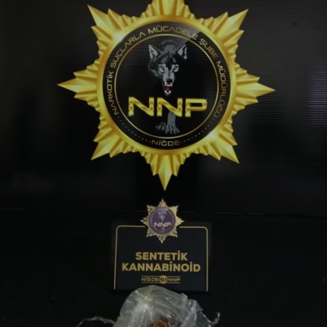 Niğde'de düzenlenen uyuşturucu operasyonunda 1 şüpheli tutuklandı