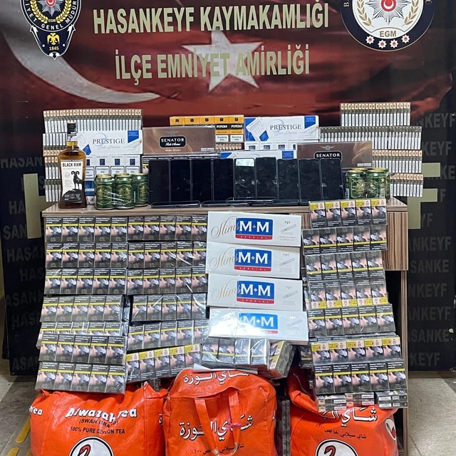 Batman'da kaçakçılık operasyonunda 30 kişi hakkında adli işlem yapıldı