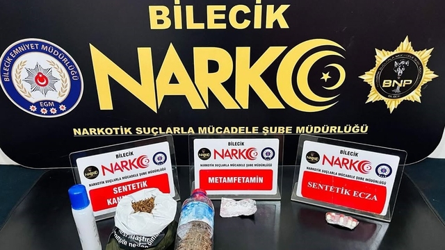 Bilecik'te uyuşturucu operasyonunda bir şüpheli tutuklandı