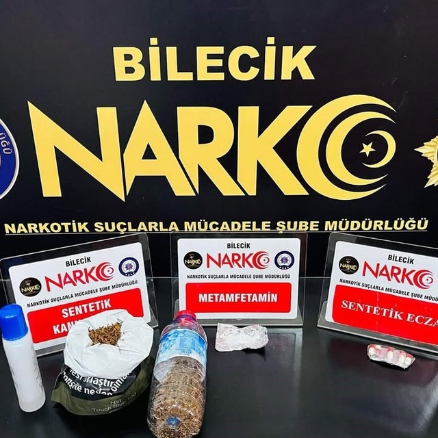 Bilecik'te uyuşturucu operasyonunda bir şüpheli tutuklandı