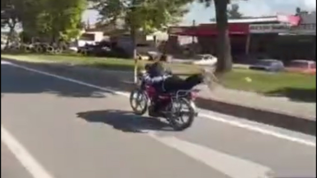 Tokat'ta kara yolunda tehlikeli sürüşü kamerada