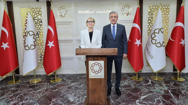 İngiltere'nin Ankara Büyükelçisi Jill Morris, Mardin Valisi Akkoyun'u ziyaret etti