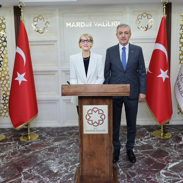 İngiltere'nin Ankara Büyükelçisi Jill Morris, Mardin Valisi Akkoyun'u ziyar...