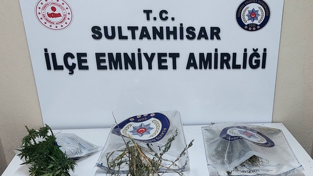 Sultanhisar'da evinde uyuşturucu bulunan kişi gözaltına alındı