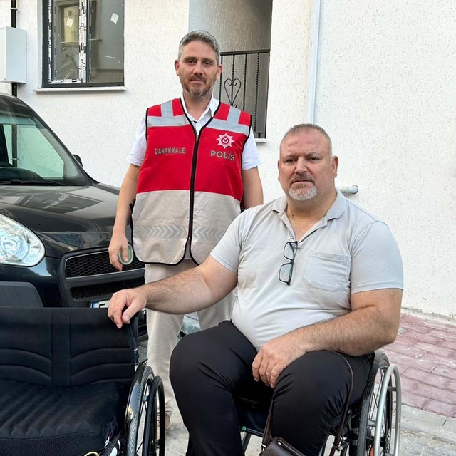 Milli sporcunun çalınan tekerlekli sandalyesi, aynı gün bulunup teslim edil...
