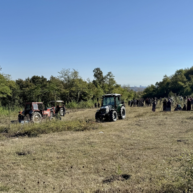 Samsun'da hayvan barınağına karşı çıkan mahalle sakinleri eylem yaptı