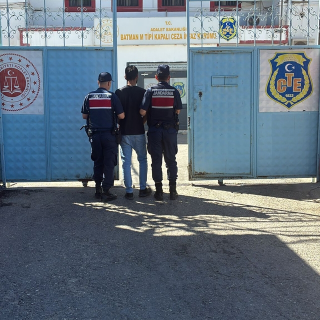 Batman'da 27 yıl kesinleşmiş hapis cezası bulunan hükümlü yakalandı