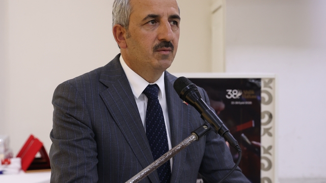 Edirne'de 38. Ahilik Haftası dolayısıyla şet kuşanma töreni yapıldı