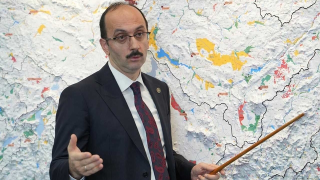 Erzurum'daki Hınıs Başköy Barajı'nın sulama şebekesi tamamlandı